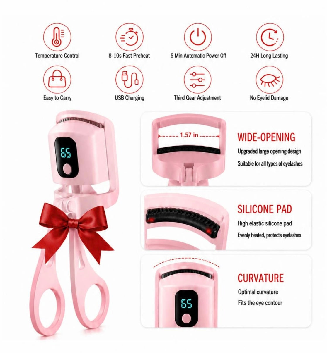 Heated Lash Curler - Instant Lift